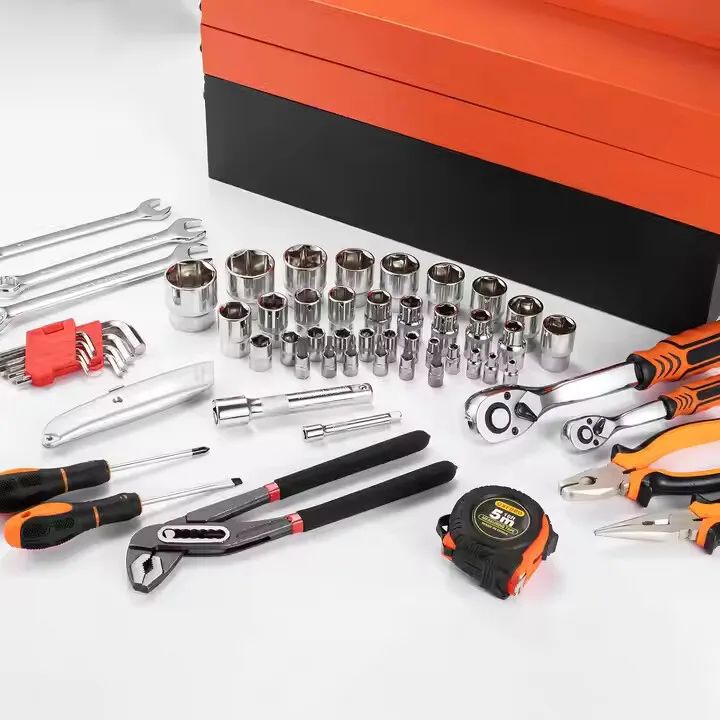85 Pcs Maintenance Mechanical Repair Tool Set Household Set Auto Repair Tools Kit Socket Wrench Set Box