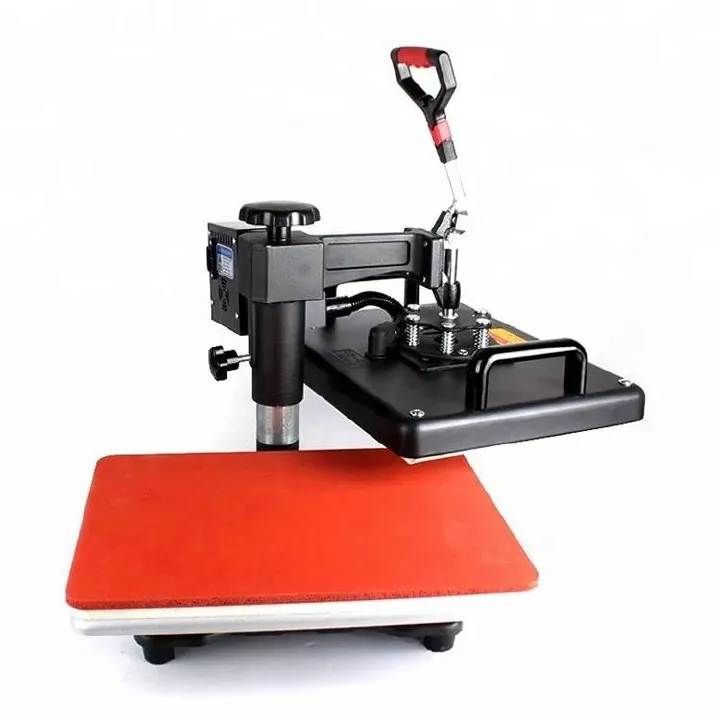 Heat Press 360 Degree Swivel 8 In 1 Heat Press Machine Multifunction Sublimation Combo T Shirt Press Machine For Mug Hat Plate Cap Mouse Pad