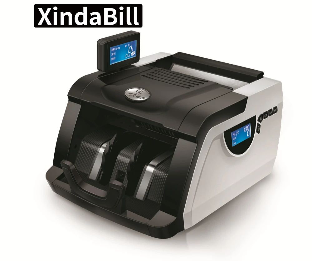 Multi-currency Money Counter With Two LCD Display Best Machine With Fake Bill Detection