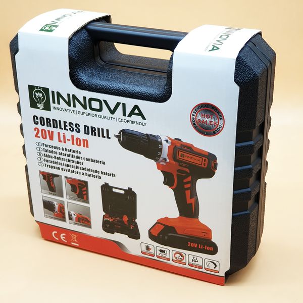 Innovia 20V Multifunctional Electric Impact Cordless Drill Variable Speed Switch With Reverse Function