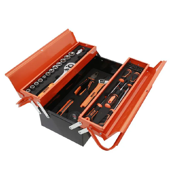 85 Pcs Maintenance Mechanical Repair Tool Set Household Set Auto Repair Tools Kit Socket Wrench Set Tool Kit Box