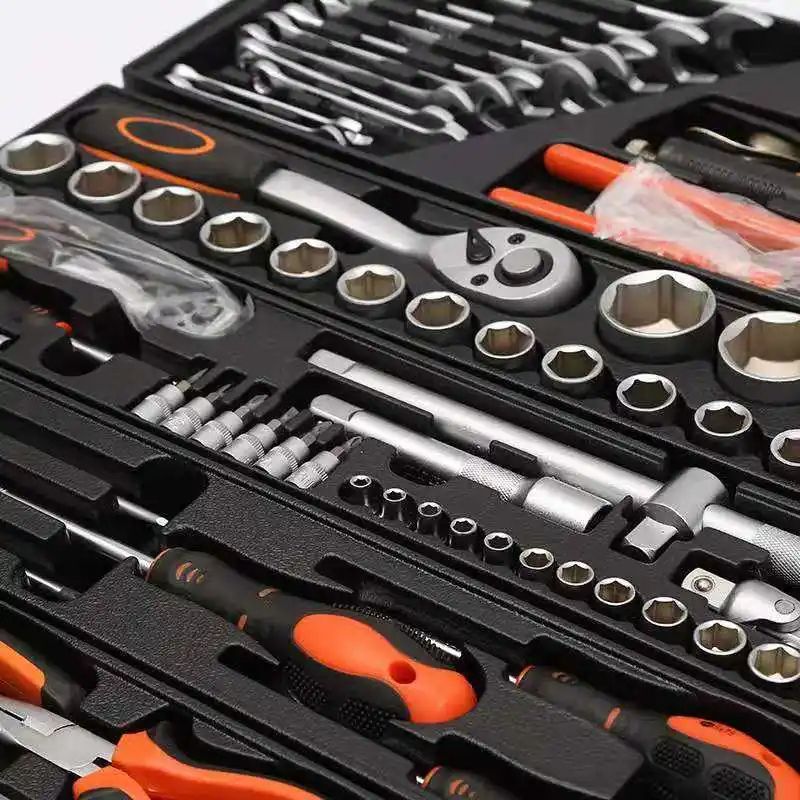 85 Pcs Maintenance Mechanical Repair Tool Set Household Set Auto Repair Tools Kit Socket Wrench Set Tool Kit Box