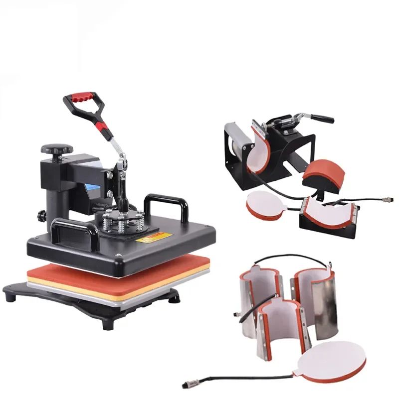 Heat Press Machine 8 In 1 Sublimation Heat Transfer T-shirt Printing Machine