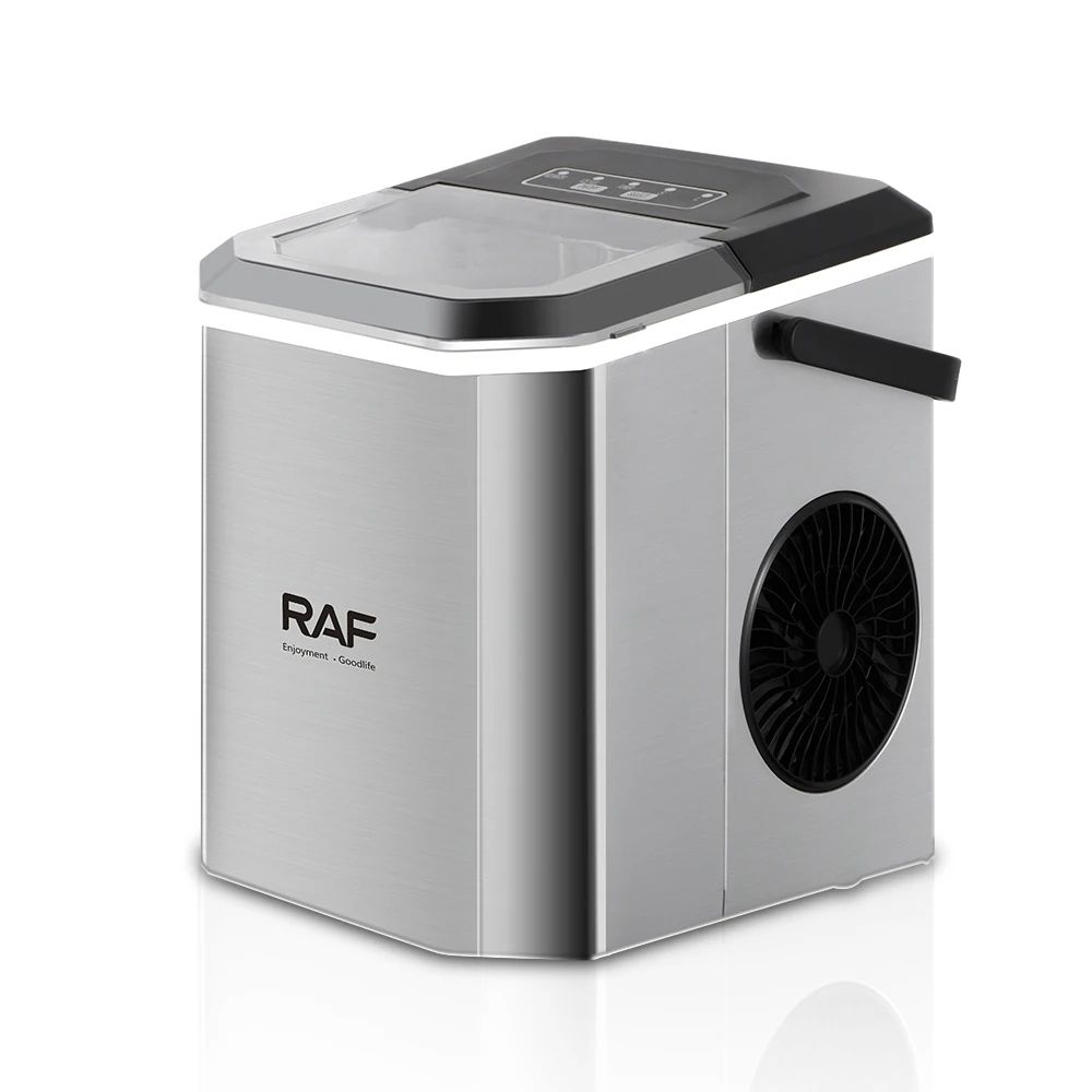 Portable Countertop Ice Maker, 15kg/24H Mini Ice Cube Machine W/6 Min Processing 9 Cubes