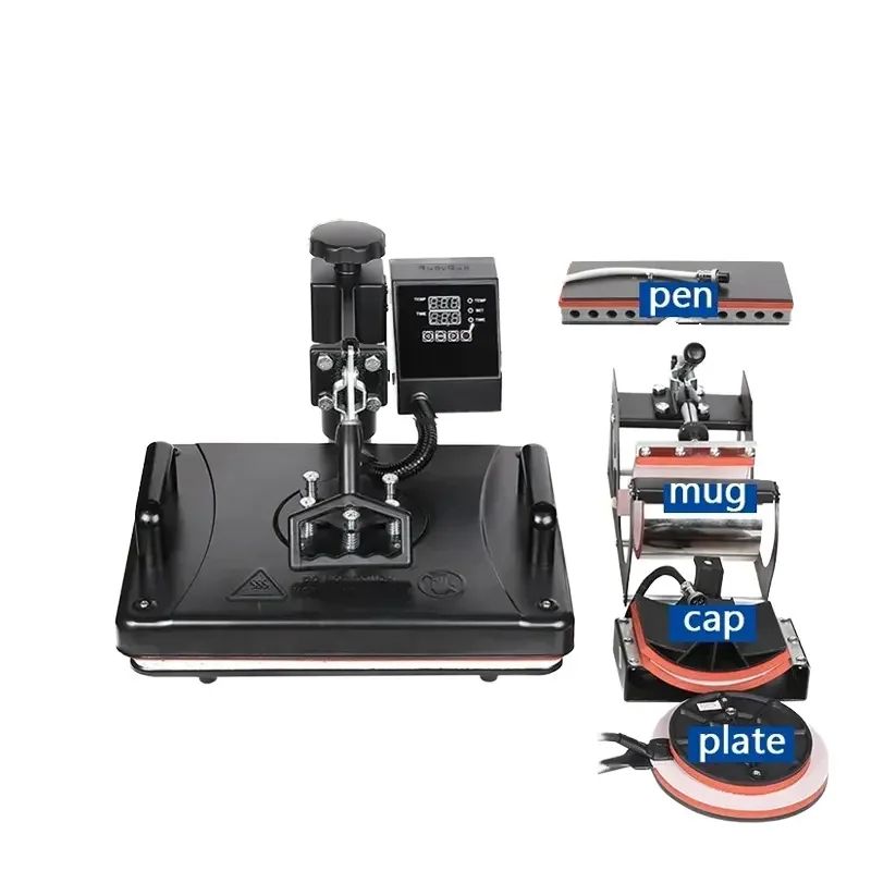 Mugs T-shirt Shoe Bottle Pen Football Branding 10 In 1 Combo Heat Press Machine Heat Transfer Machine