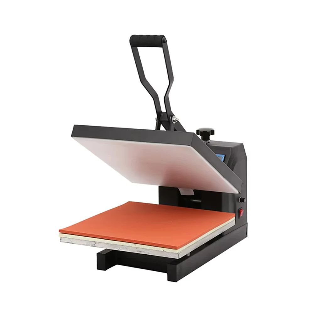 Flatbed Heat Press Machine Sublimation Digital Heat Silicone Pad T-shirt Printing Tee 15*15Shirt Heat Press Machine