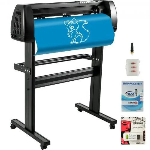 Combo 38x30cm 8-in-1 Heat Press Textile Press and 2feet Vinyl Cutting Plotter 3 Blades Plotter Machine Foil Plotter Cutting Plotter