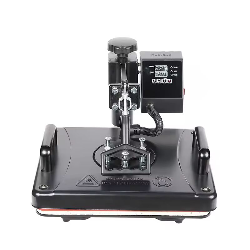 Combo 8 In 1 Swing Away T-Shirt Sublimation Transfer And Vinyl Cutter Plotter Machine