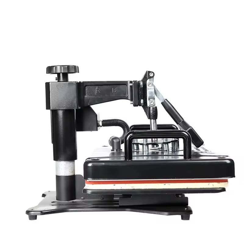 Combo 8 In 1 Swing Away T-Shirt Sublimation Transfer And Vinyl Cutter Plotter Machine