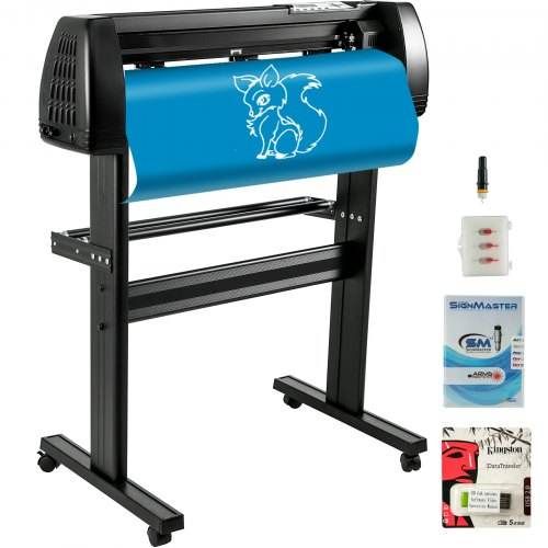 Combo 8 In 1 Swing Away T-Shirt Sublimation Transfer And Vinyl Cutter Plotter Machine
