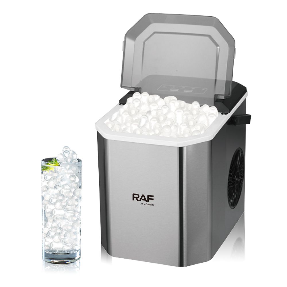 RAF Ice Block Making Machine Mini Nugget Portable Ice Maker Machine For Business Commercial Home Automatic Food Beverage