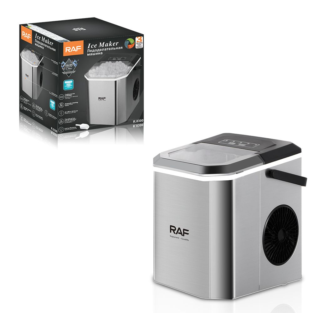 RAF Ice Block Making Machine Mini Nugget Portable Ice Maker Machine For Business Commercial Home Automatic Food Beverage