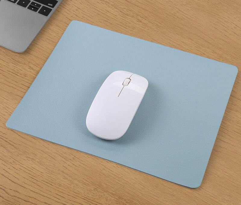 Hot Selling High Quality Customized Multicolor Waterproof Stain-proof Leather PU Material Mouse Pad Wholesale Gel Mouse Pad