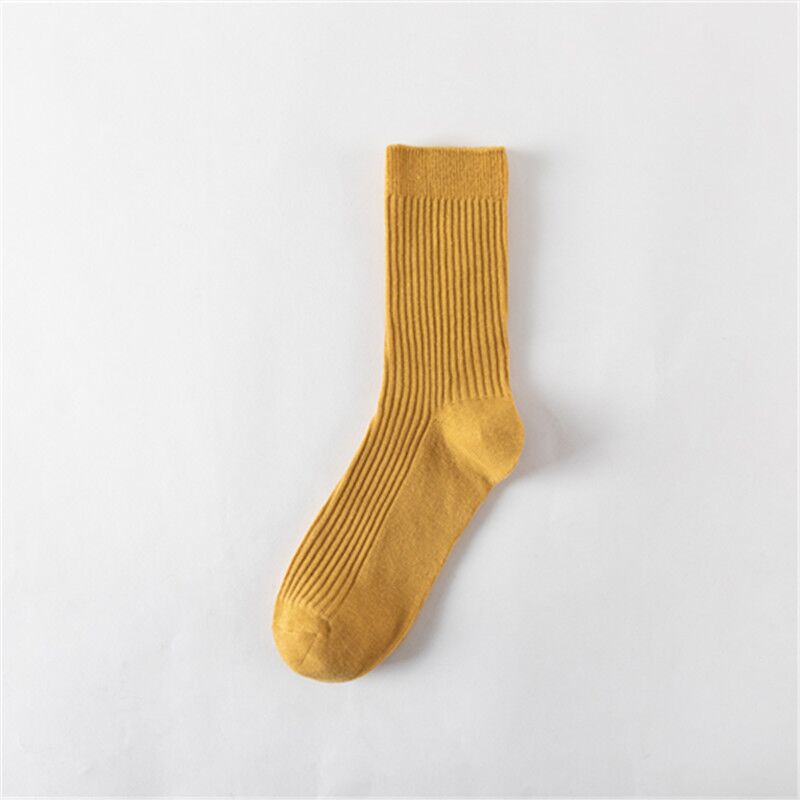 Wholesale High Quality Fashion Pure Colorful Pure Cotton socks Stockig Men's Cotton Socks combed Cotton Wicking Sweat and Breathable