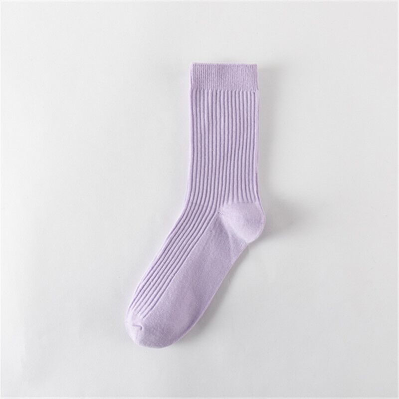 Wholesale High Quality Fashion Pure Colorful Pure Cotton socks Stockig Men's Cotton Socks combed Cotton Wicking Sweat and Breathable