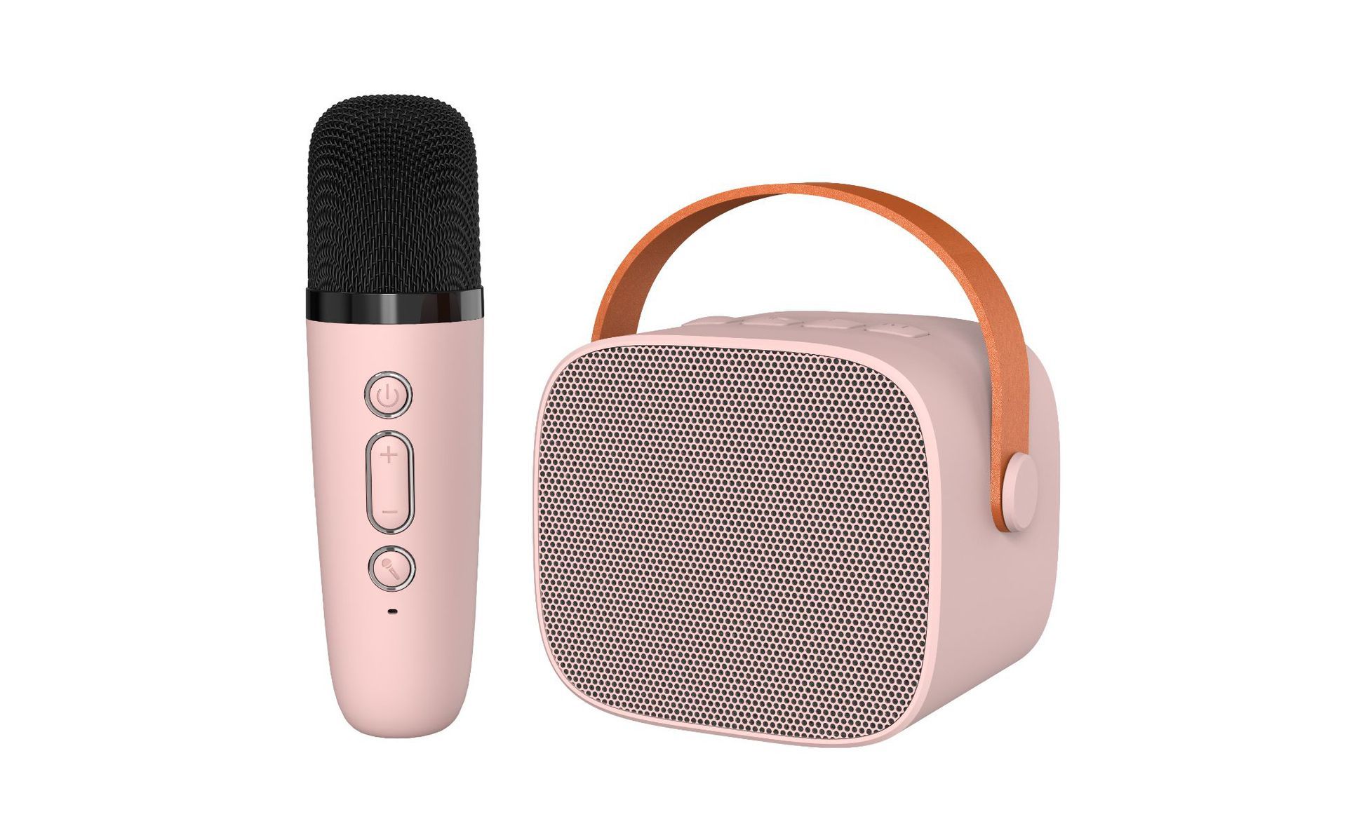 Portable Mini Microphone Speaker Wireless BT Outdoor Audio Family Singing and Karaoke Mini Portable Microphone Audio integrated Microphone