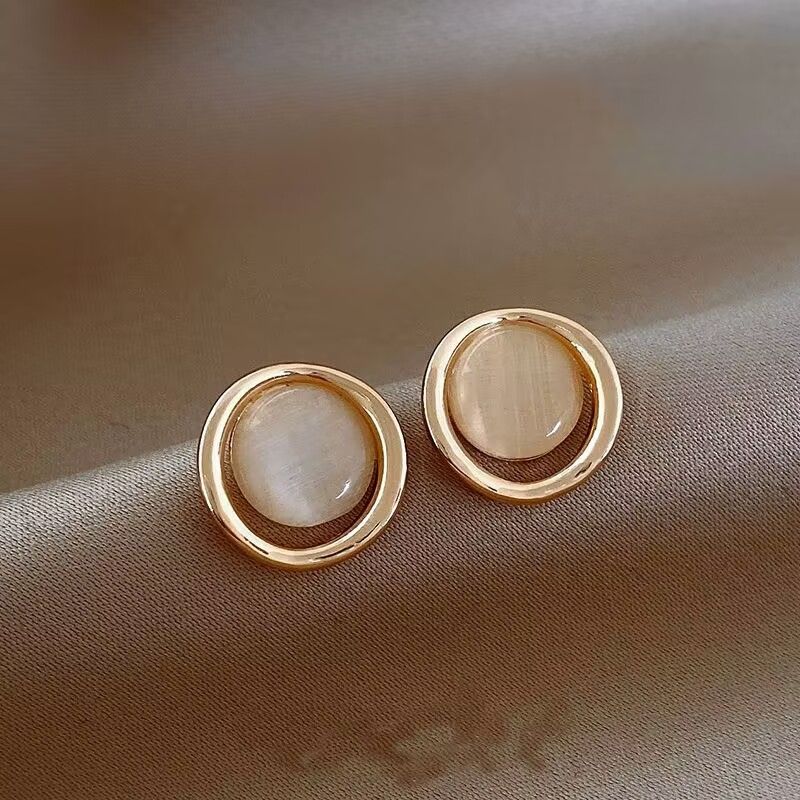 9Pieces/Set Women Elegant Gold Explosive Earrings 2025 New High-grade Metal Women's Fashion Accessories Jewellery