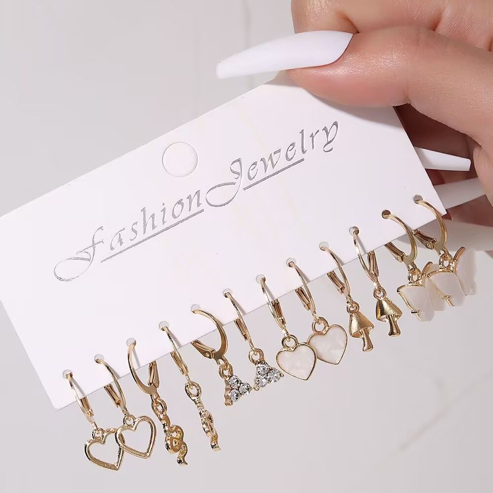 2025 New Fashion Women Elegant And Casual Hoop Earings Green Red Silver Gold Fashion Women Jewelry