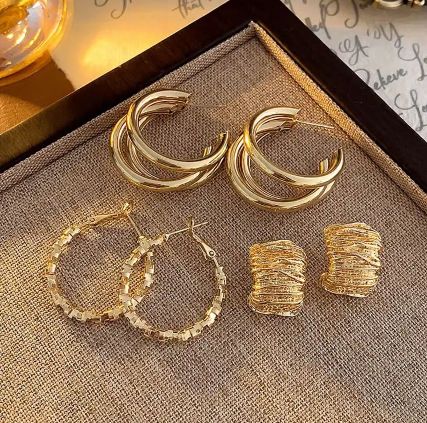 2025 New High-grade Women Elegant Gold Explosive Earrings beautiful Women's fashion earing jewelry