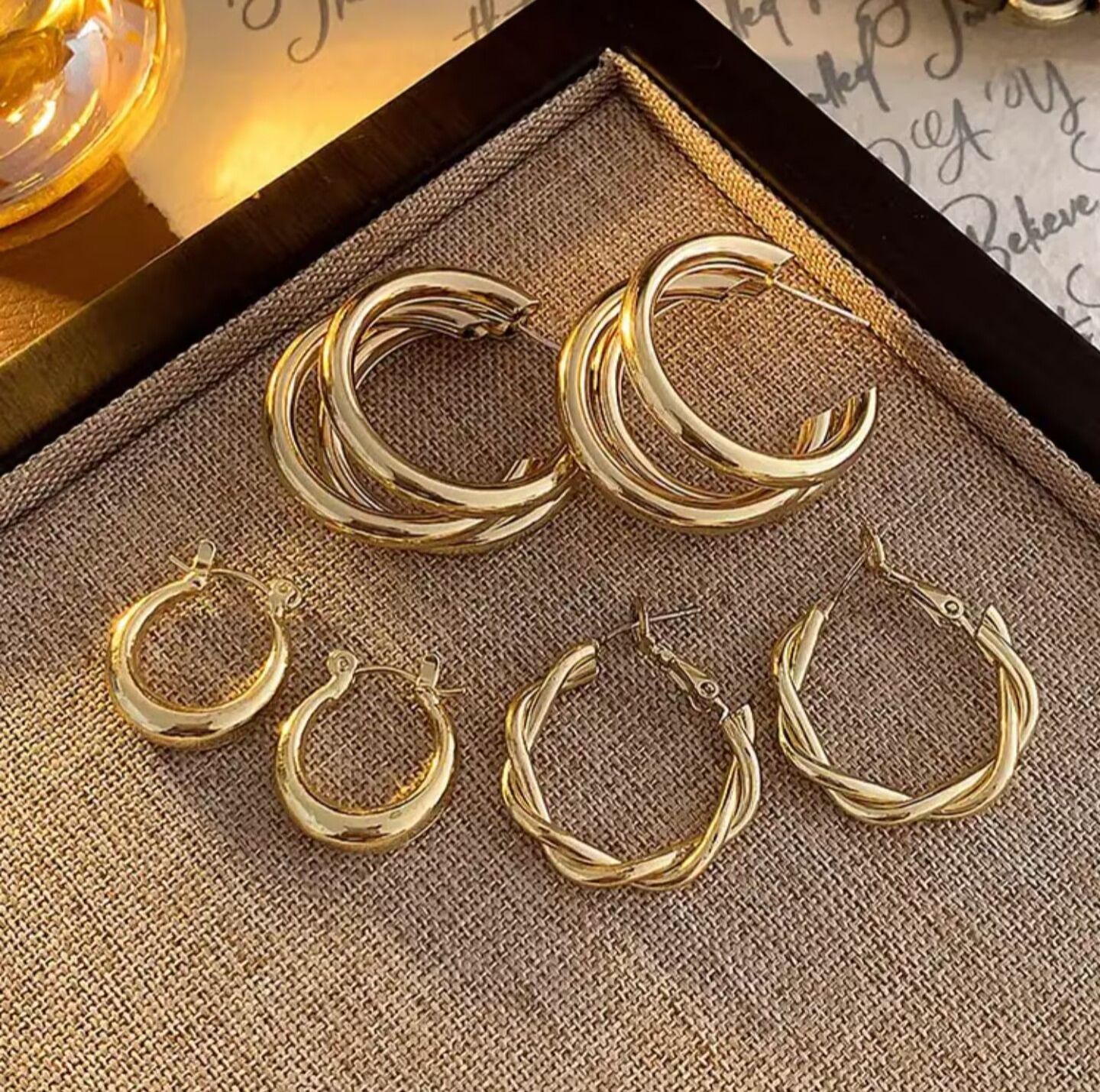 2025 New High-grade Women Elegant Gold Explosive Earrings beautiful Women's fashion earing jewelry