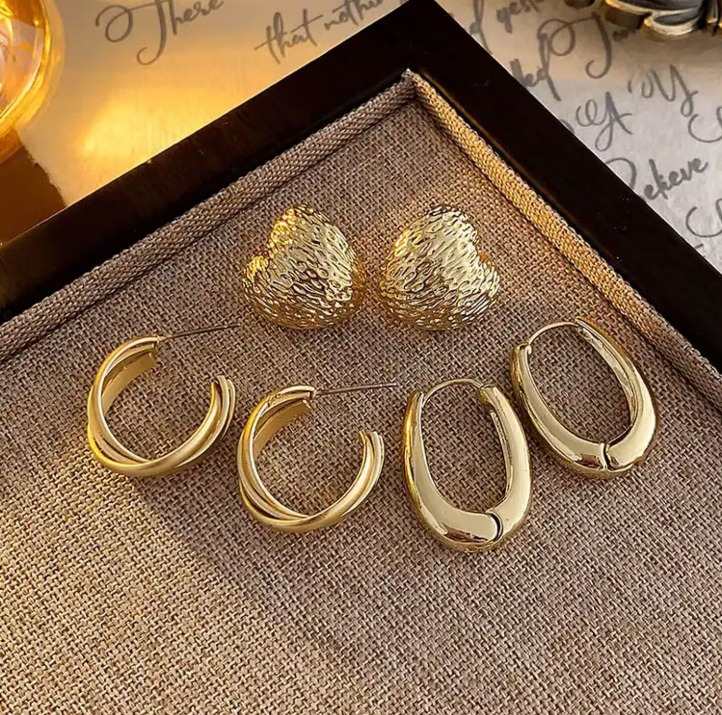 2025 New High-grade Women Elegant Gold Explosive Earrings beautiful Women's fashion earing jewelry