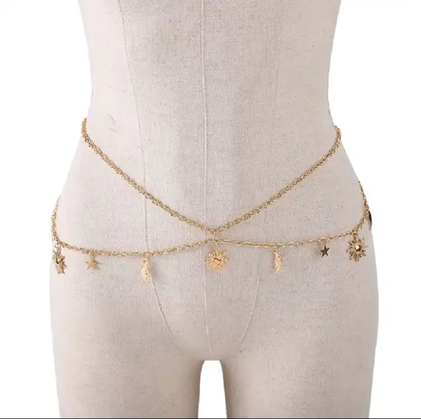 Women Pendant Necklaces Sexy Fashion Retro Double Mix Sun Pattern Multiple Wear Ways For Valentines Gift