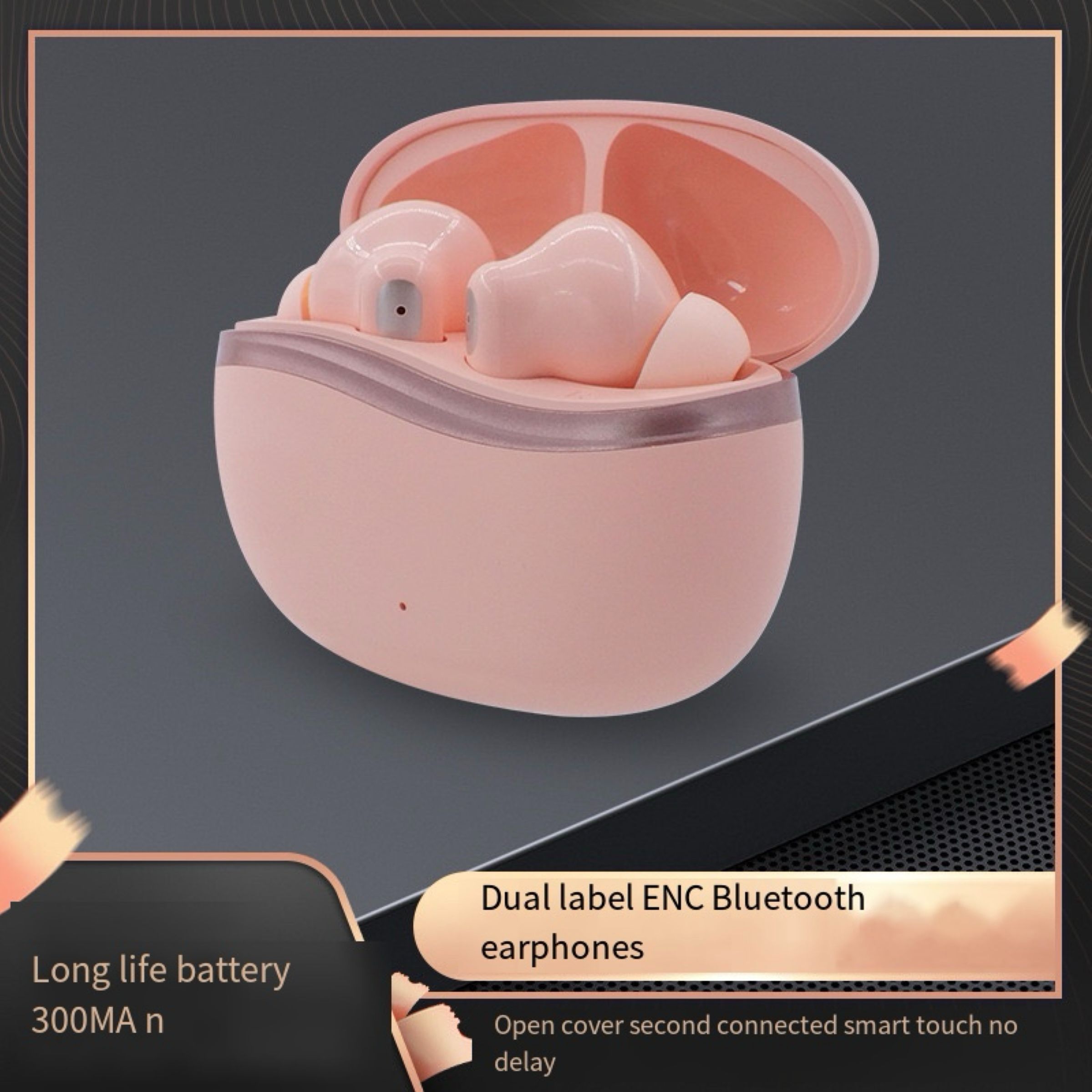 High Quality Ear-in Metal Heavy Bass Stereo Earphones Compatible iPhone and Android Smart Phones