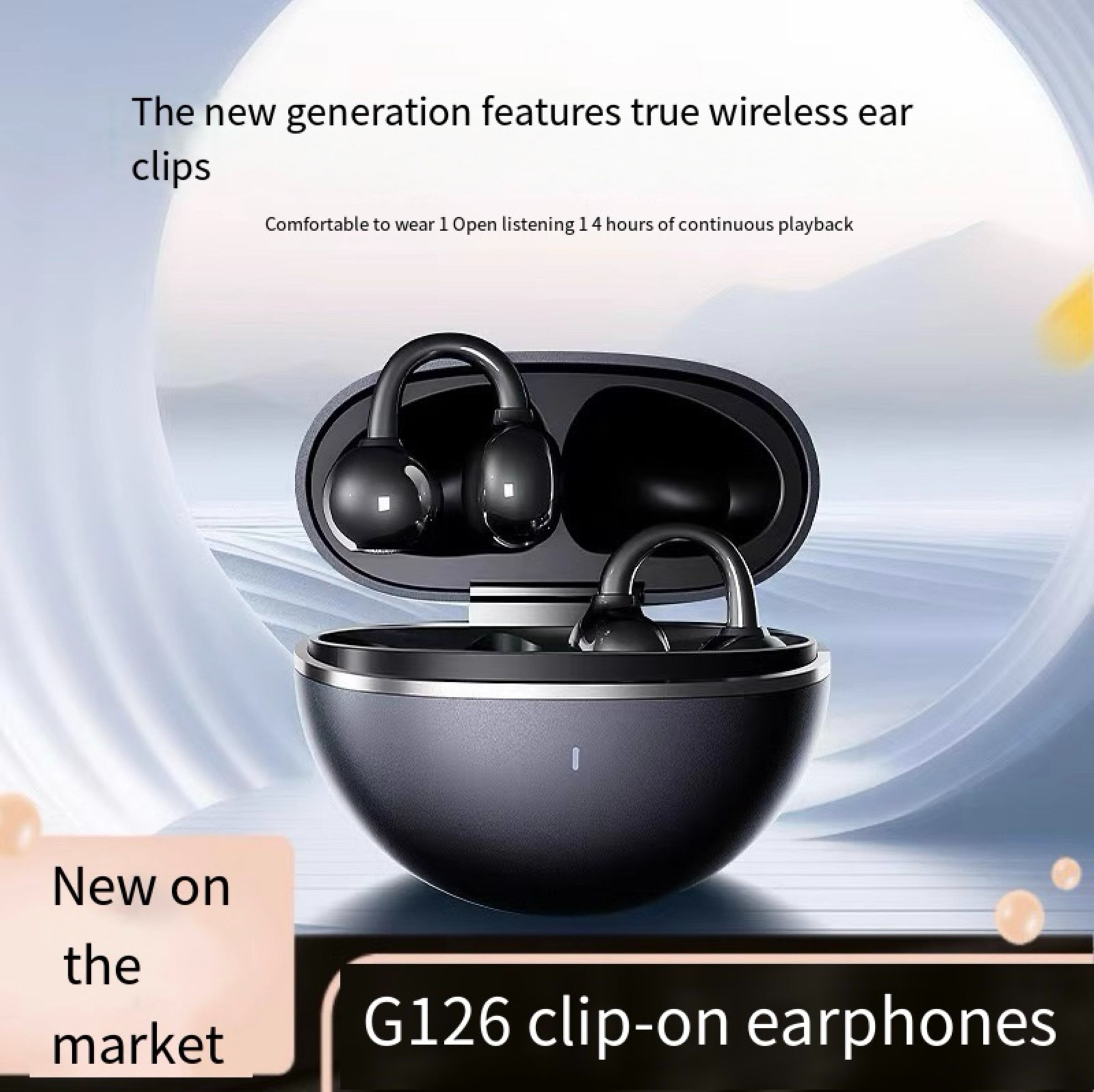 2025 New Model TWS ABS Twins Bluetooth Wireless Stereo Sports Earhooks Earphones Long Standby Airpods