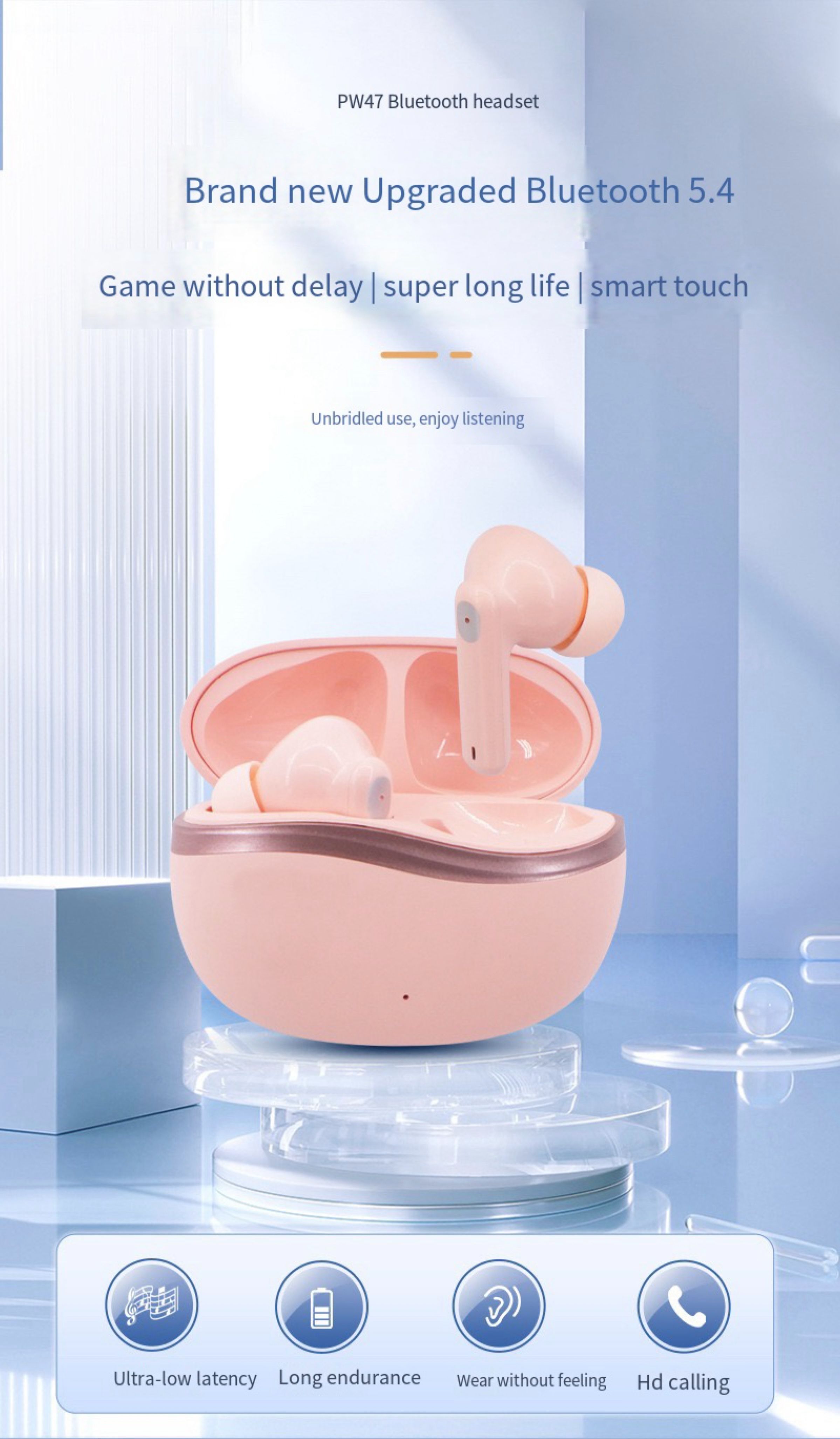 High Quality Ear-in Metal Heavy Bass Stereo Earphones Compatible iPhone and Android Smart Phones