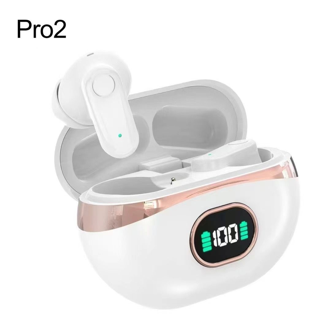 TWS Magic Ear-in Wireless Control with Microphone Metal Heavy Bass Stereo Earphones