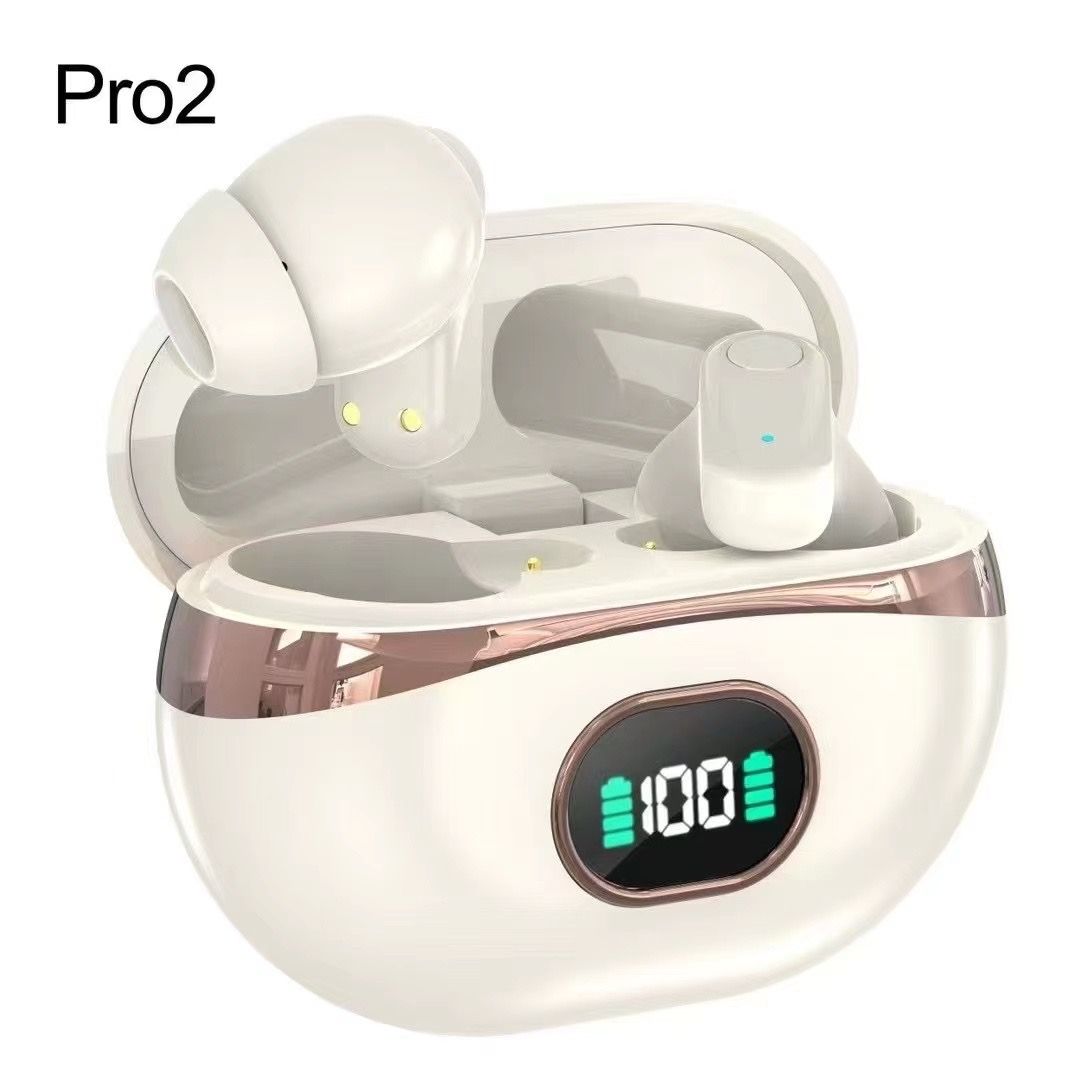 TWS Magic Ear-in Wireless Control with Microphone Metal Heavy Bass Stereo Earphones