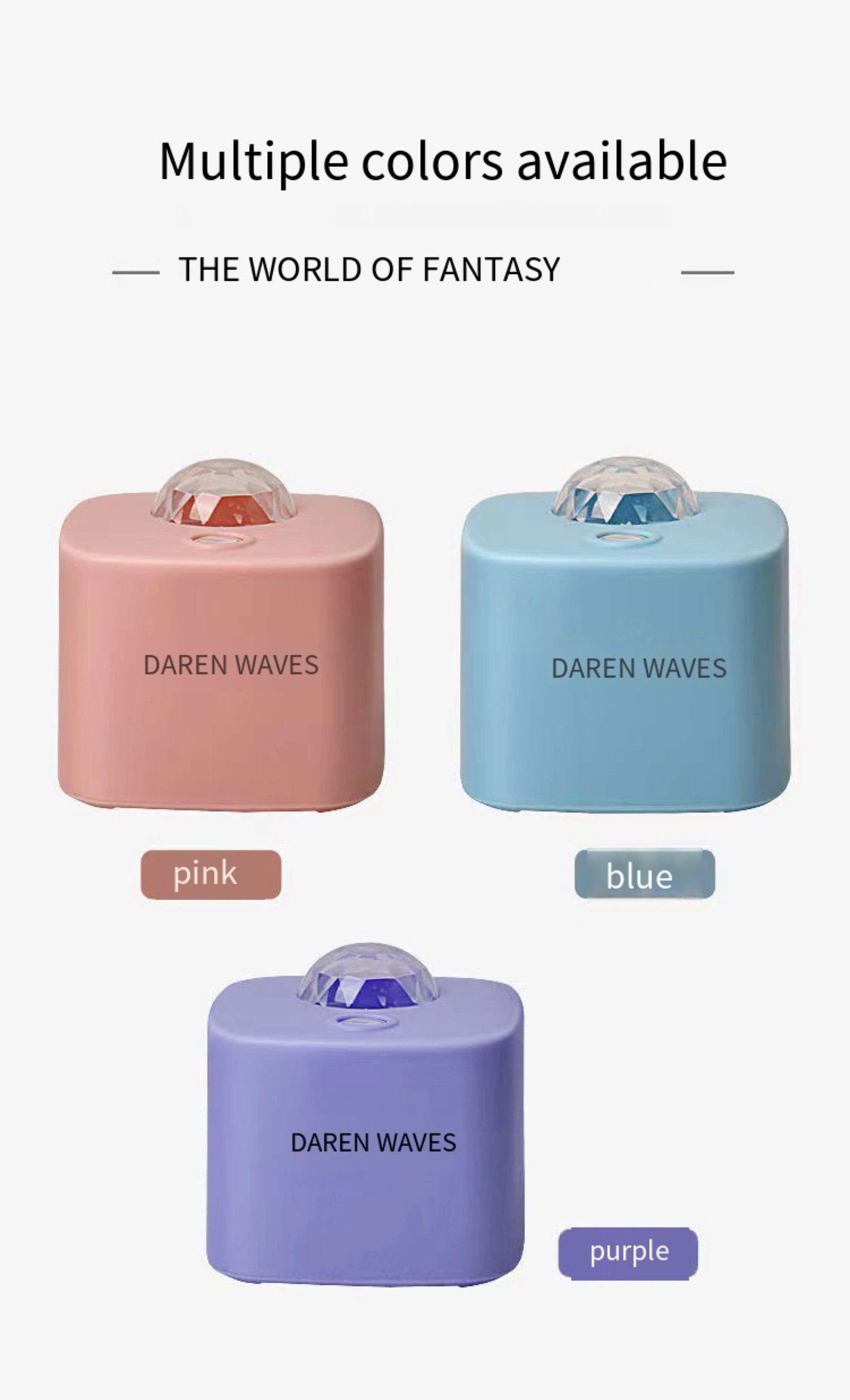 Dream rotating projection ocean wave led lamp with DC cable for party ceremony home indoor decoration