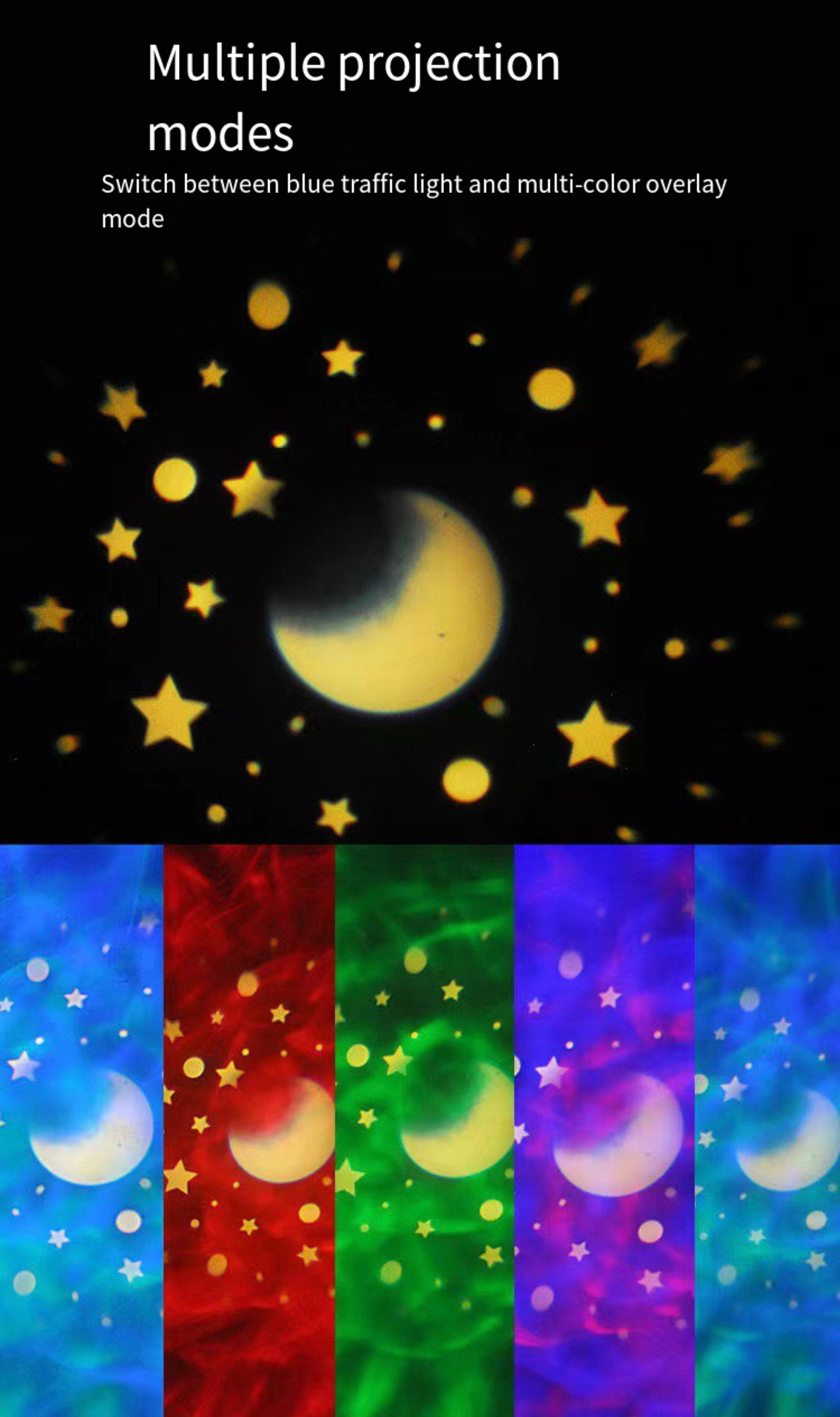 Dream rotating projection ocean wave led lamp with DC cable for party ceremony home indoor decoration