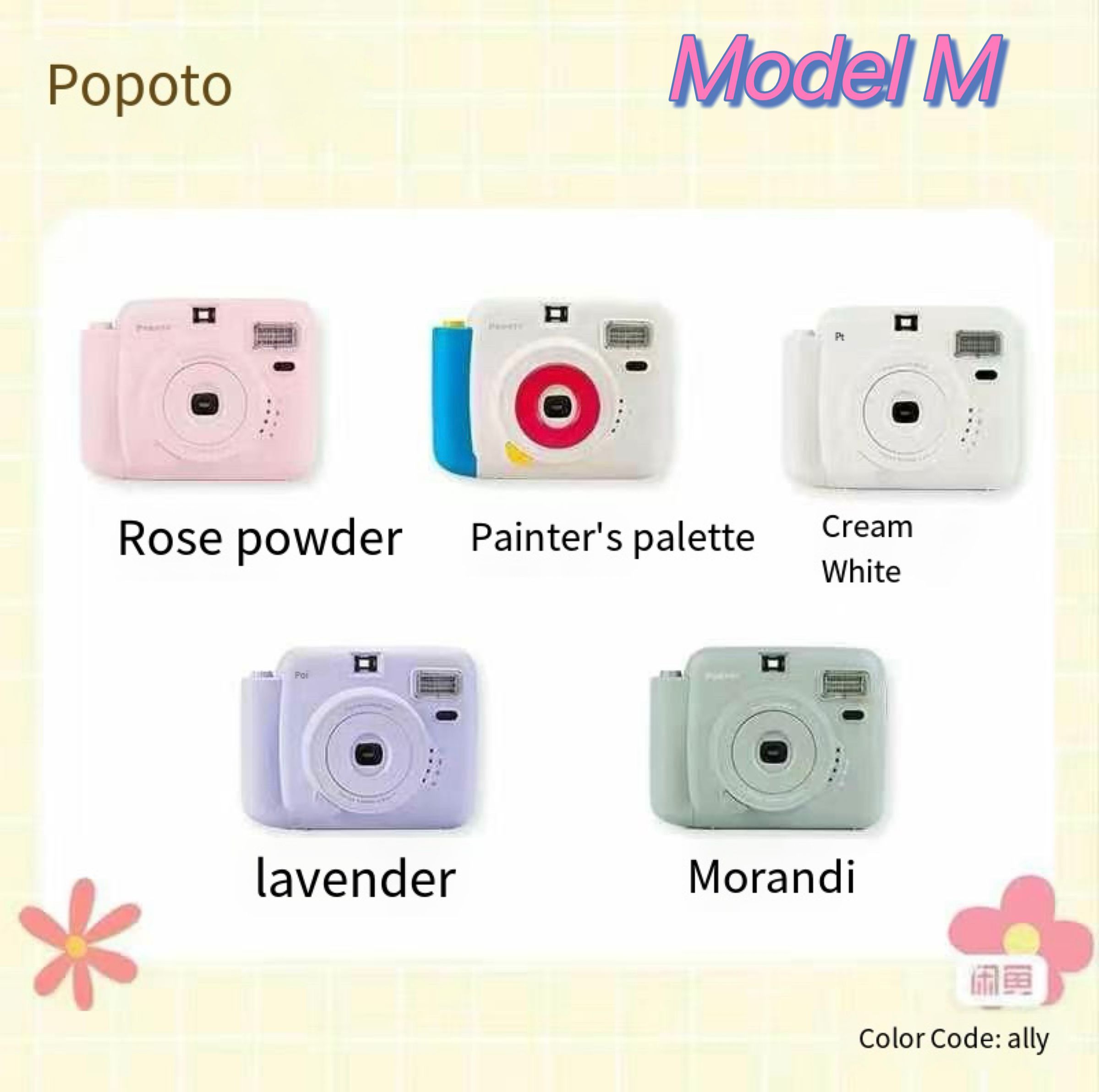 HD Digital Digital Camera Mini Video Camera Optical Digital LCD Camera Instant Camera Polaroid Children Kids Camera CCD Camera Printer Camera