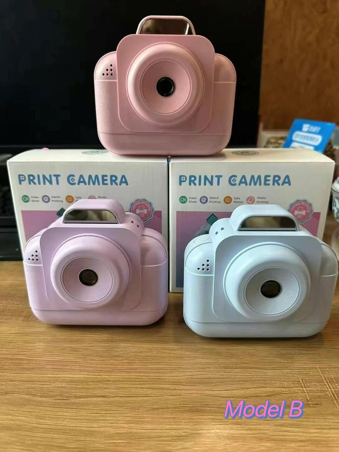 HD Digital Digital Camera Mini Video Camera Optical Digital LCD Camera Instant Camera Polaroid Children Kids Camera CCD Camera Printer Camera