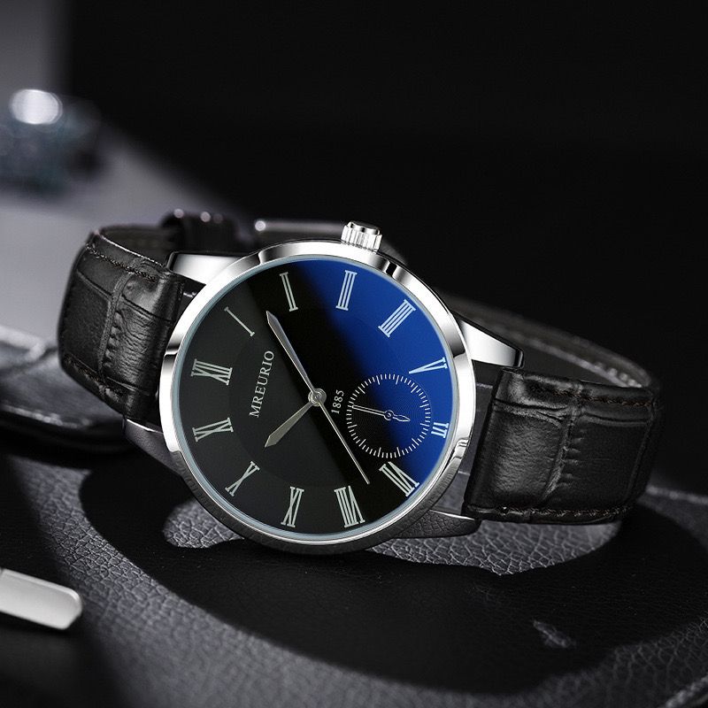 Large dial quartz watch calendar steel band men watch fashion man watch casual watch leisure watch