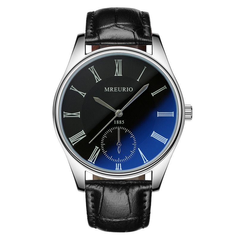 Large dial quartz watch calendar steel band men watch fashion man watch casual watch leisure watch