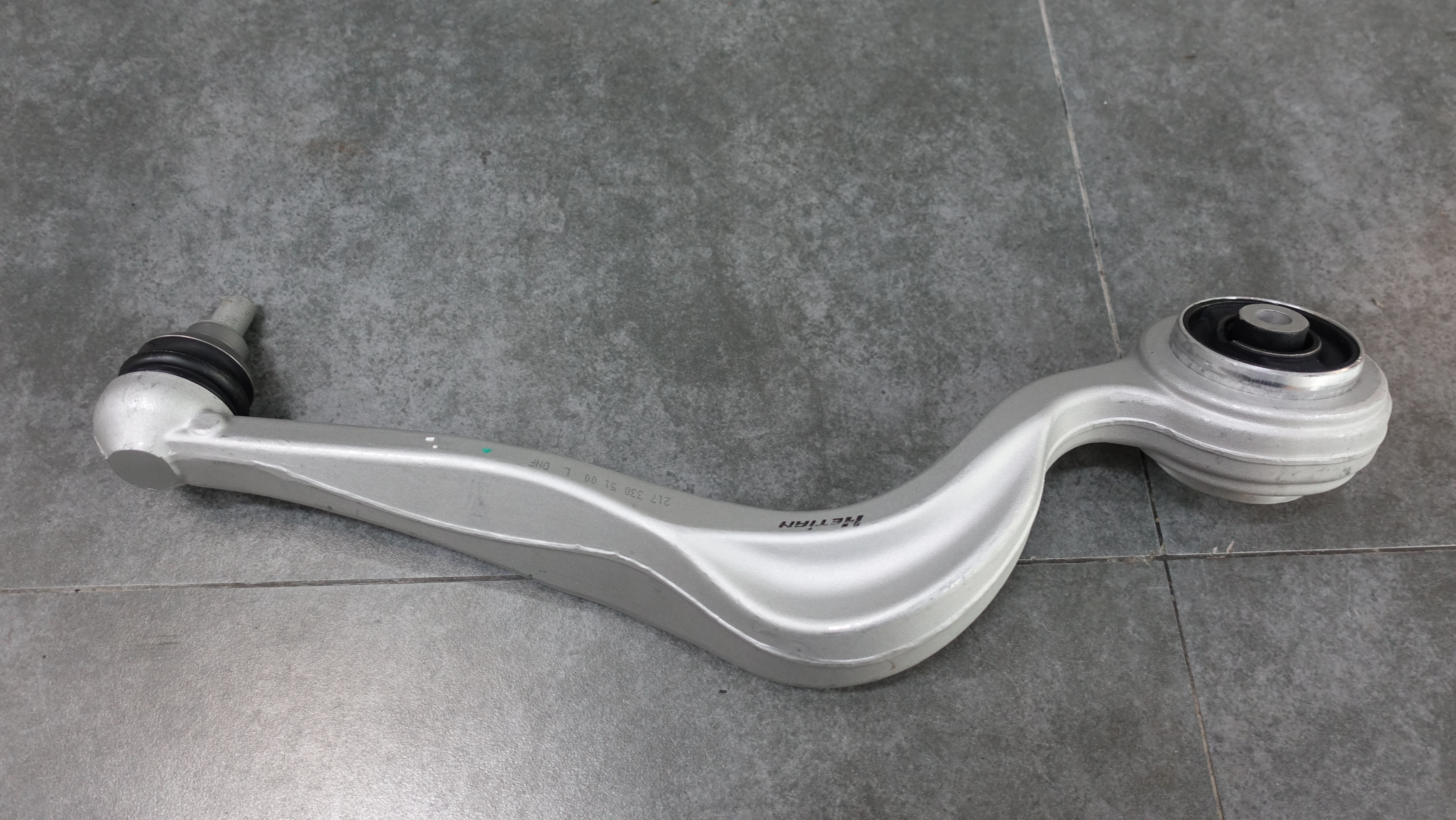 Automobile replacement parts car aluminum control arm auto part to install under the left side of the front axle for Mercedes-Benz S Level