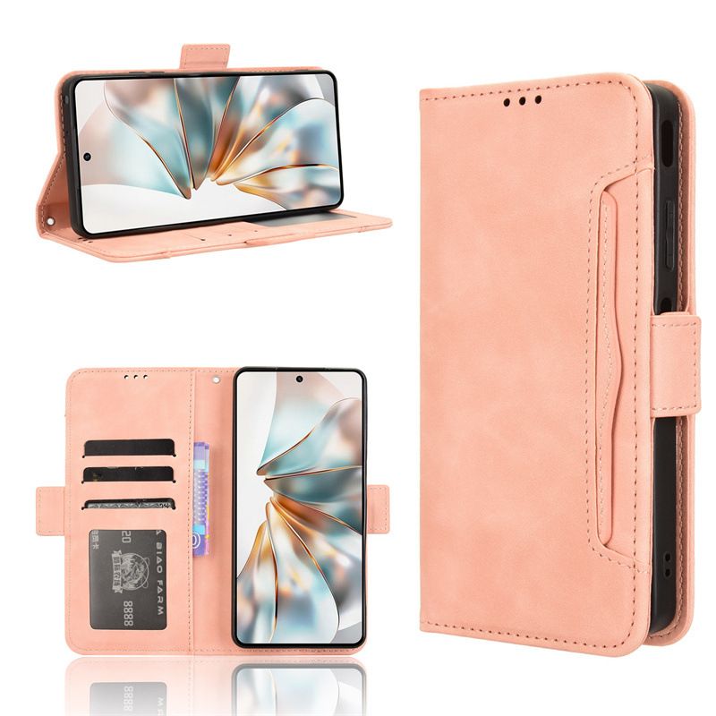 Flip Leather Cover For ZTE nubia Z60S Pro [Doka Slot Flip Leather Case] Wallet Case