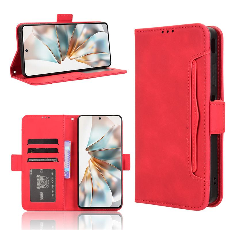 Flip Leather Cover For ZTE nubia Z60S Pro [Doka Slot Flip Leather Case] Wallet Case
