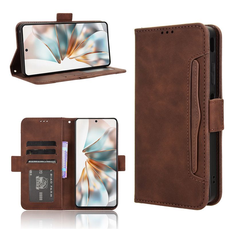 Flip Leather Cover For ZTE nubia Z60S Pro [Doka Slot Flip Leather Case] Wallet Case