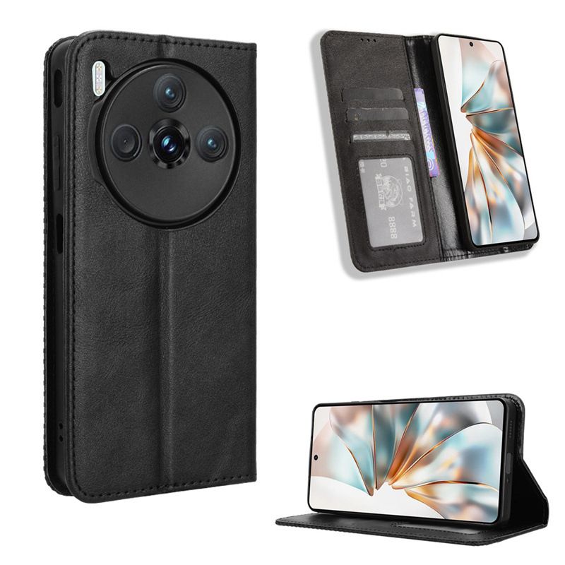 Wallet Flip Cover For ZTE nubia Z60S Pro Leather PU Phone Case Shockproof Durable Retro Case