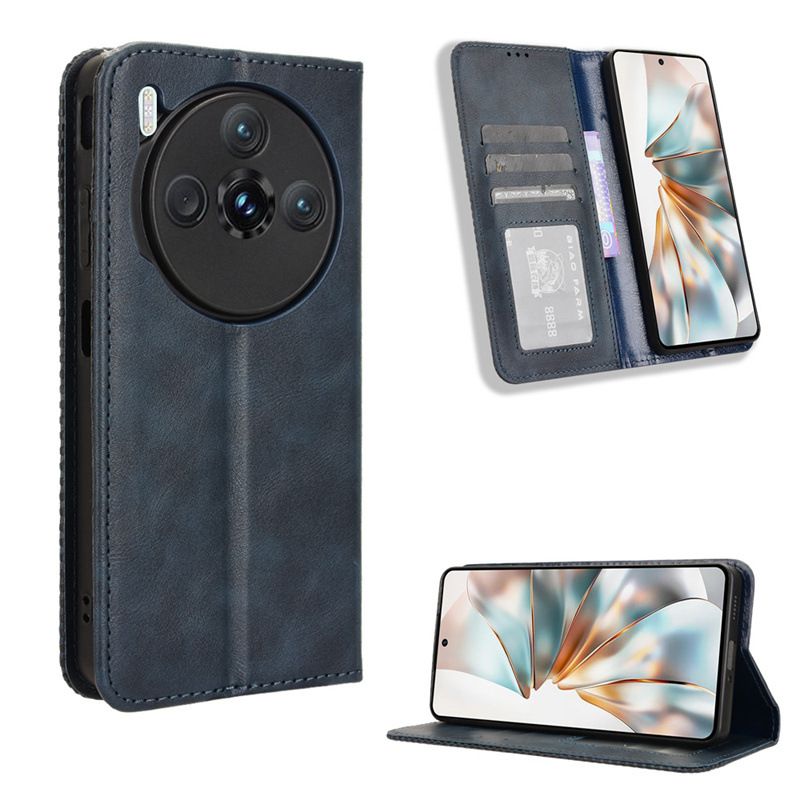 Wallet Flip Cover For ZTE nubia Z60S Pro Leather PU Phone Case Shockproof Durable Retro Case