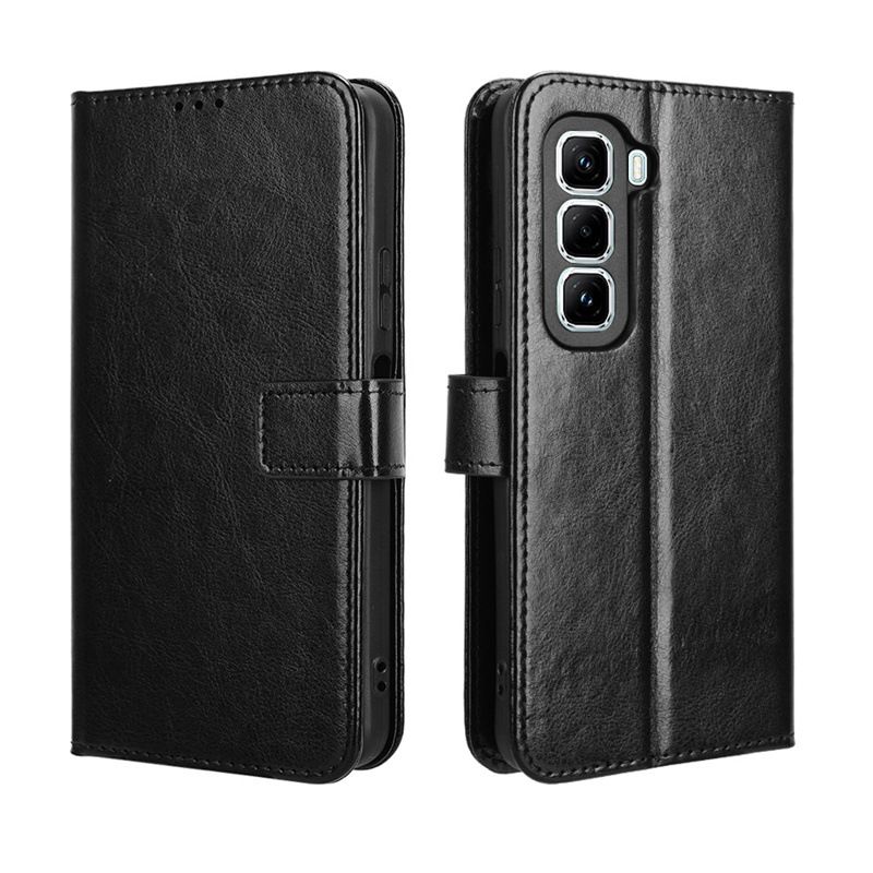 Flip Cover For Infinix Hot 50 Pro+ 4G/Hot 50 Pro Plus 4G [Flip Vintage Leather] Wallet Phone Case