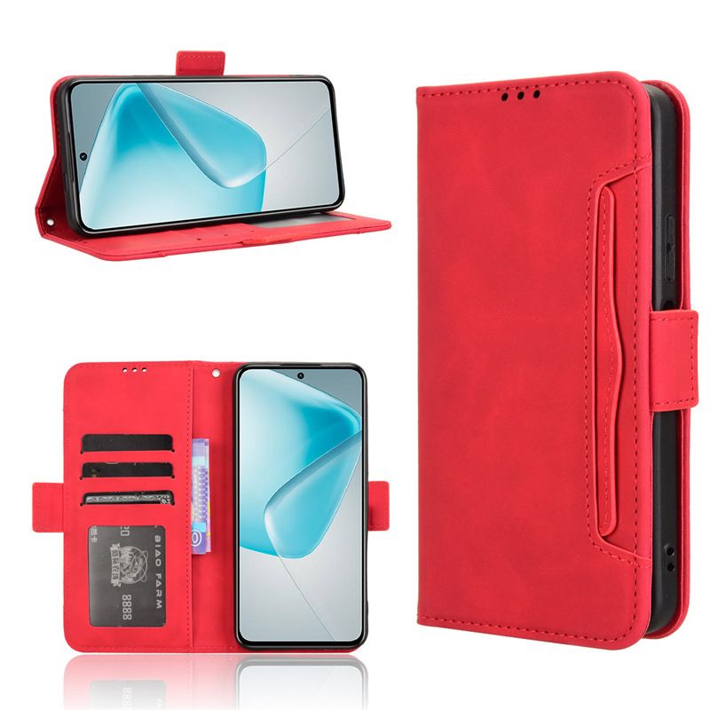 Flip Leather Cover For Infinix Hot 50 Pro+ 4G/Hot 50 Pro Plus 4G [Doka Slot Flip Leather Case] Wallet Case