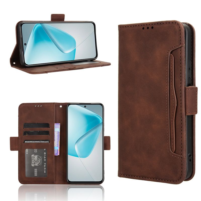 Flip Leather Cover For Infinix Hot 50 Pro+ 4G/Hot 50 Pro Plus 4G [Doka Slot Flip Leather Case] Wallet Case