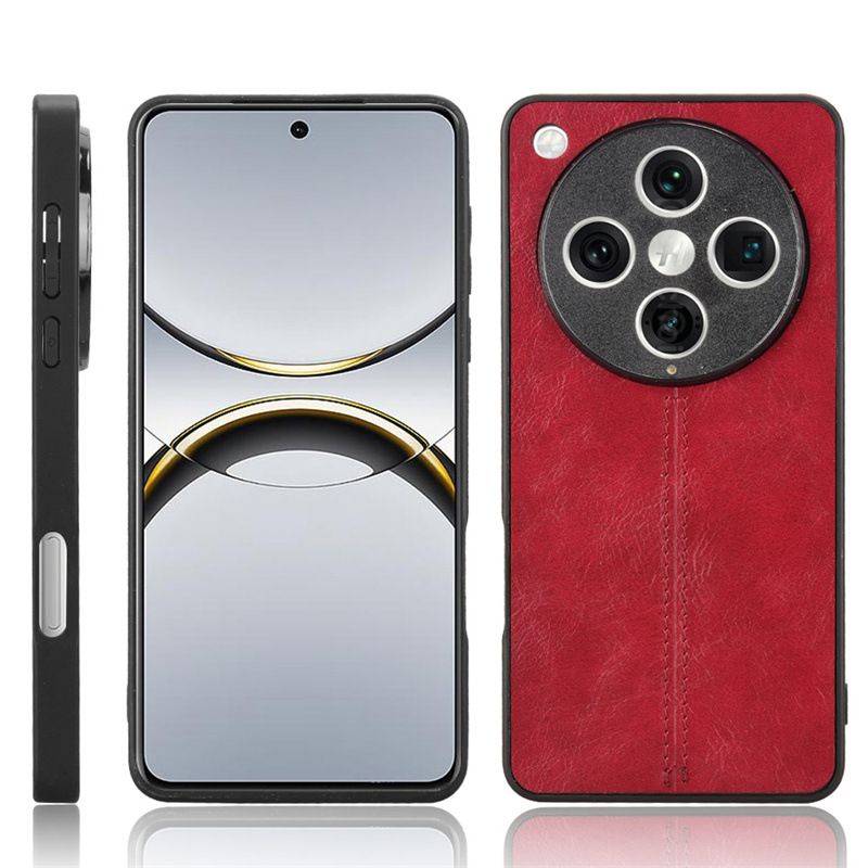 Phone Case for OPPO Find X8 / X8 Pro Car Line Cow Pattern Full Wrap Sticky Leather Case