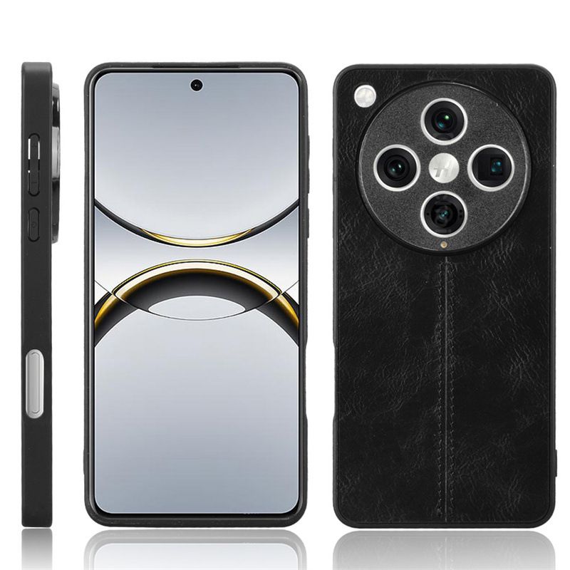 Phone Case for OPPO Find X8 / X8 Pro Car Line Cow Pattern Full Wrap Sticky Leather Case