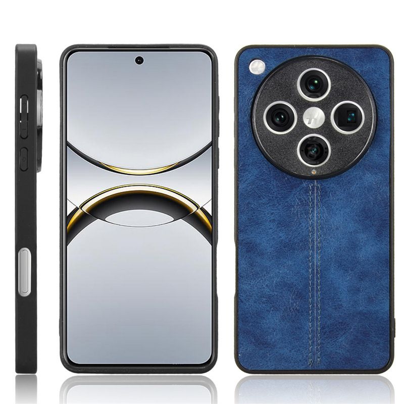 Phone Case for OPPO Find X8 / X8 Pro Car Line Cow Pattern Full Wrap Sticky Leather Case