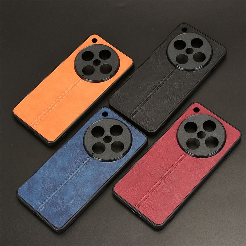 Phone Case for OPPO Find X8 / X8 Pro Car Line Cow Pattern Full Wrap Sticky Leather Case